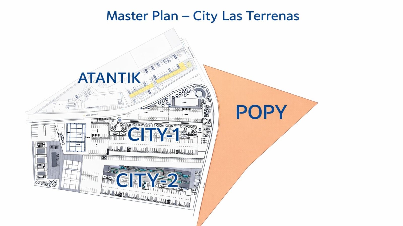 Master plan del complejo City Las Terrenas